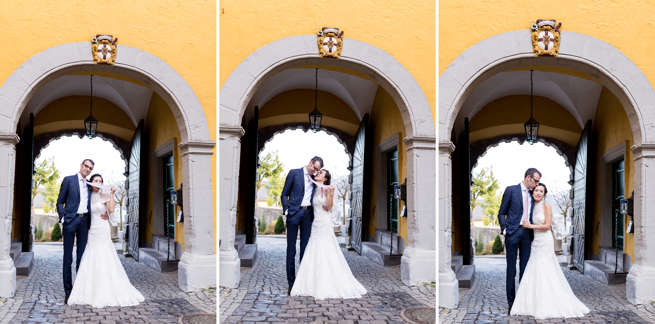 Schloss-Montabaur-Hochzeitspaar-Hochzeitsfotos-lustig