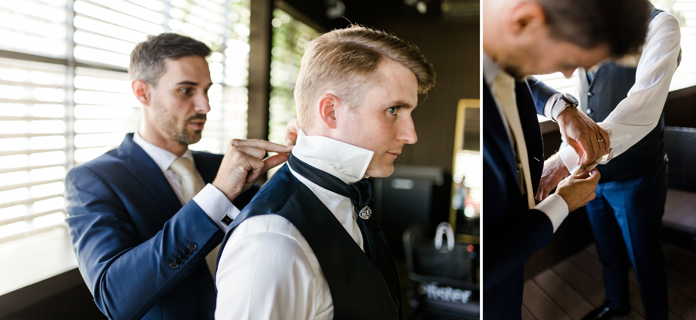 Hochzeitsreportage-Zuerich-Braeutigam-Getting-Ready-Trauzeuge-Giardino-Verde-Uitikon