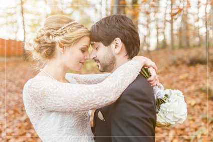 Herbstliche November-Hochzeitsreportage in Essen mit einem sehr verliebten Brautpaar
