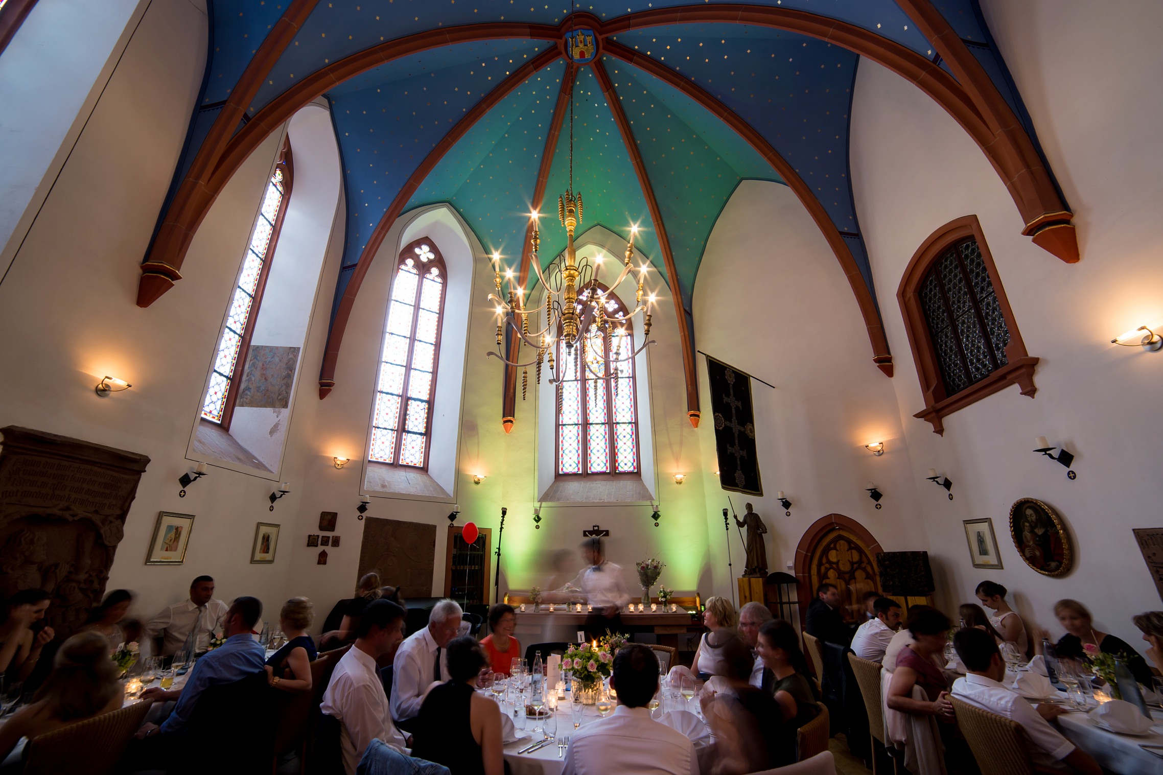 Abendessen Hochzeitsfeier Ulner Kapelle Weinheim