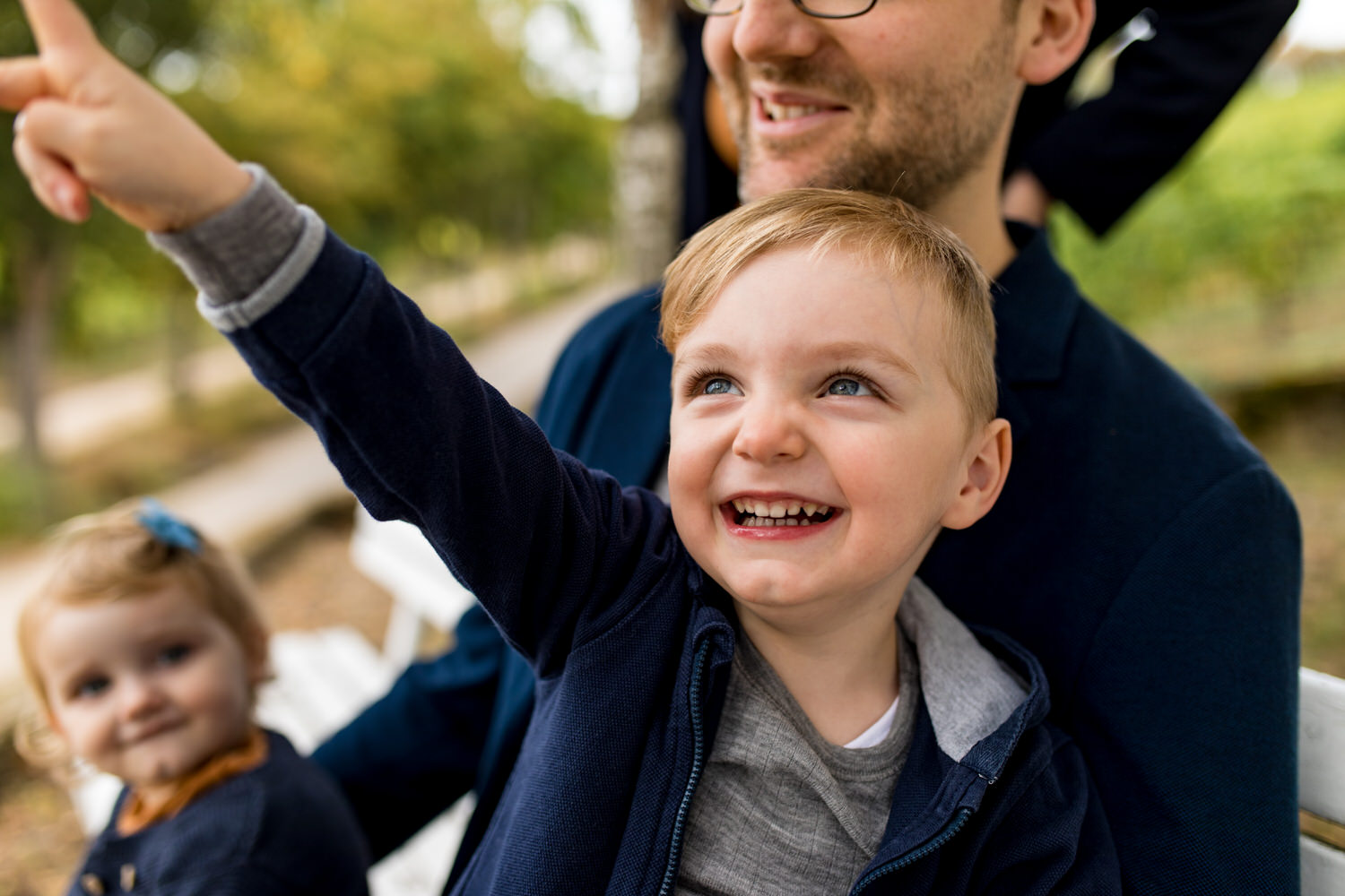 Familienfotos im Freien