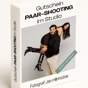 Digitaler Gutschein für Paar-Shooting im Studio mit Fotograf Jan Hillnhütter